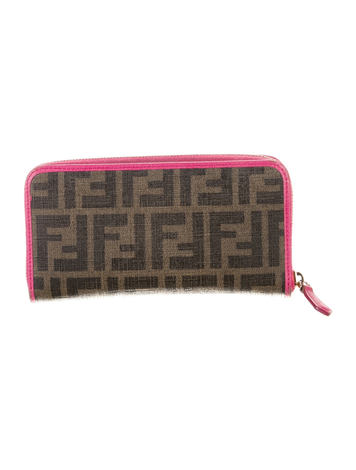 Fendi 2013 Zucca FF Logo Continental Wallet
