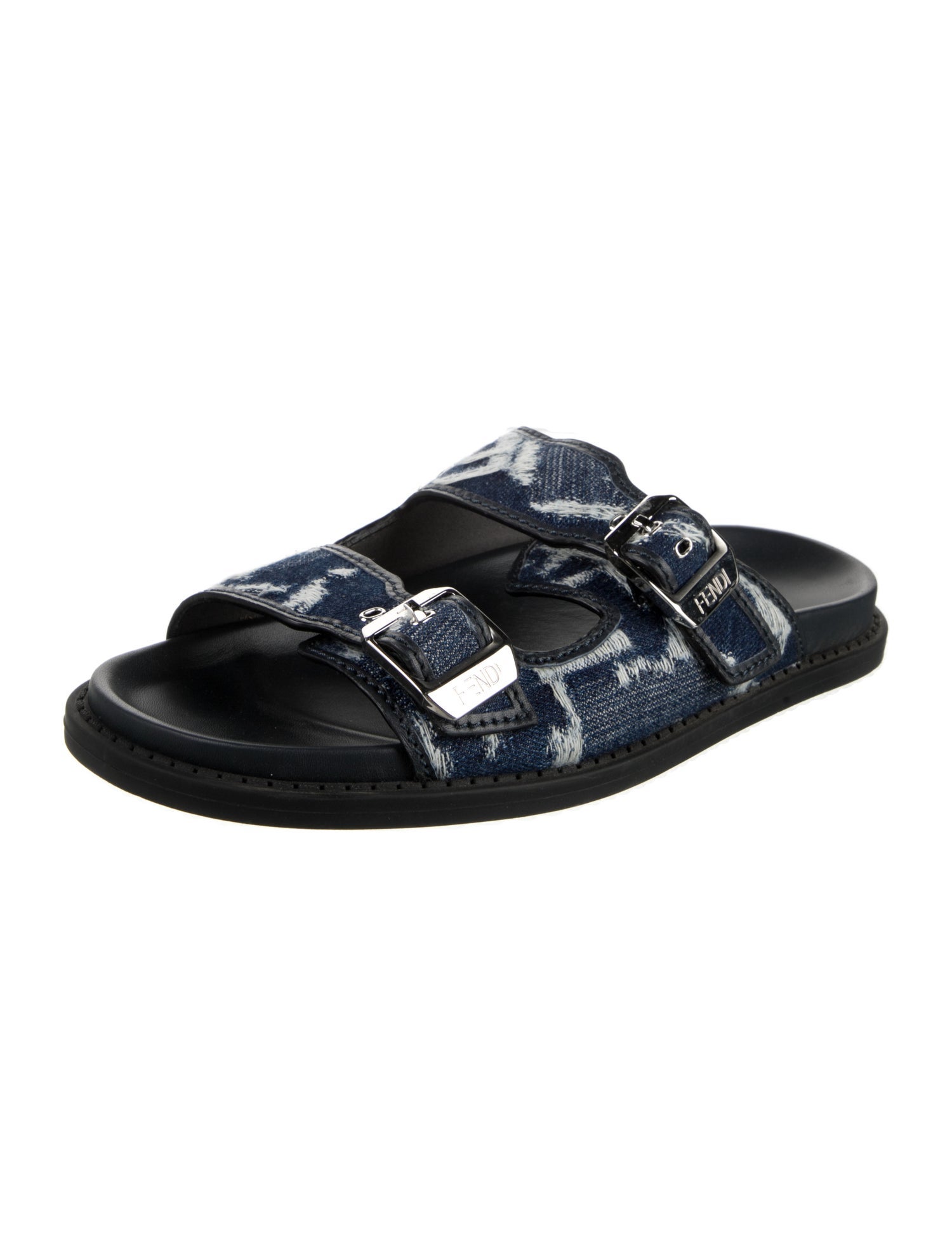 Fendi Denim Slides