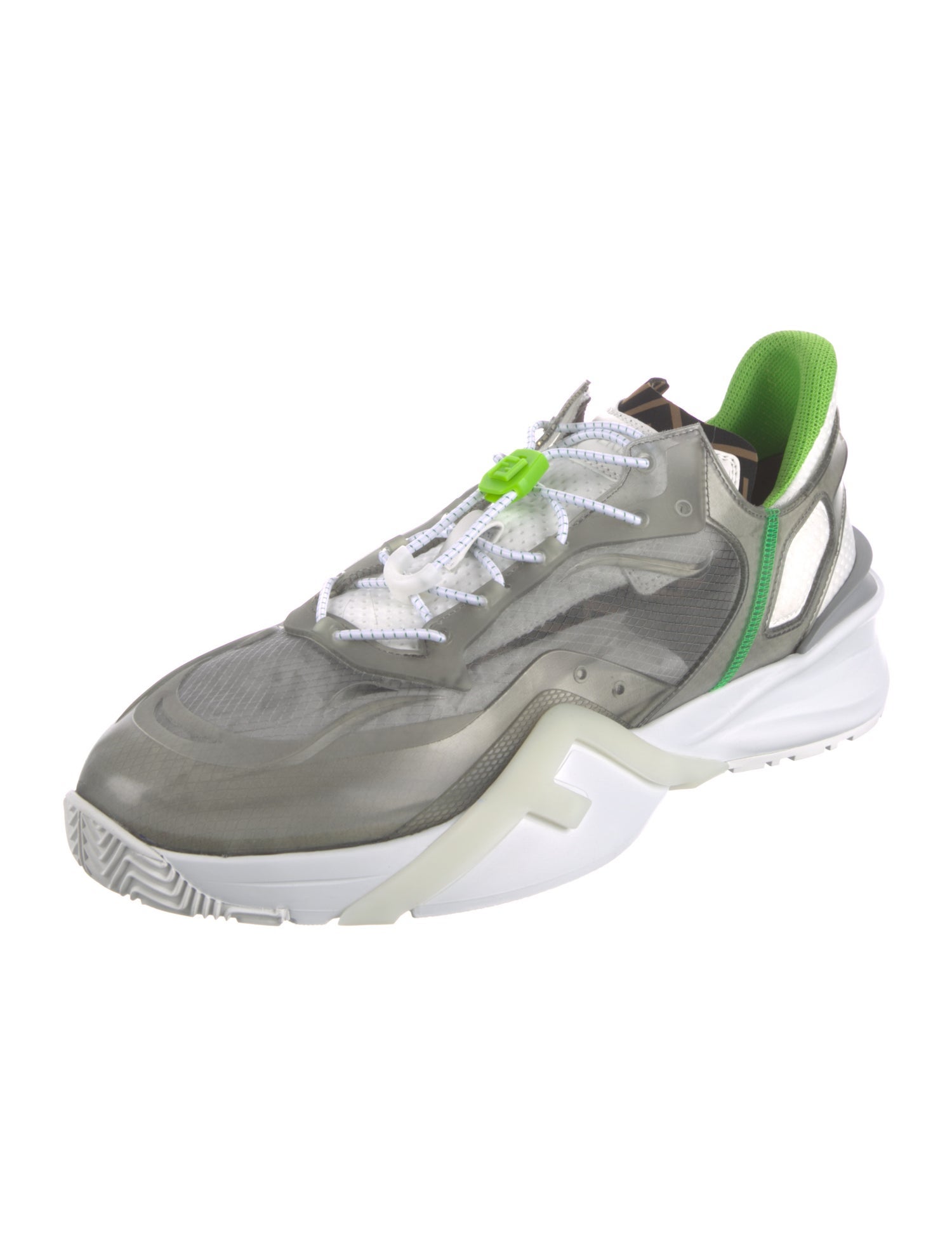 Fendi Zucca FF Logo Nylon Sneakers