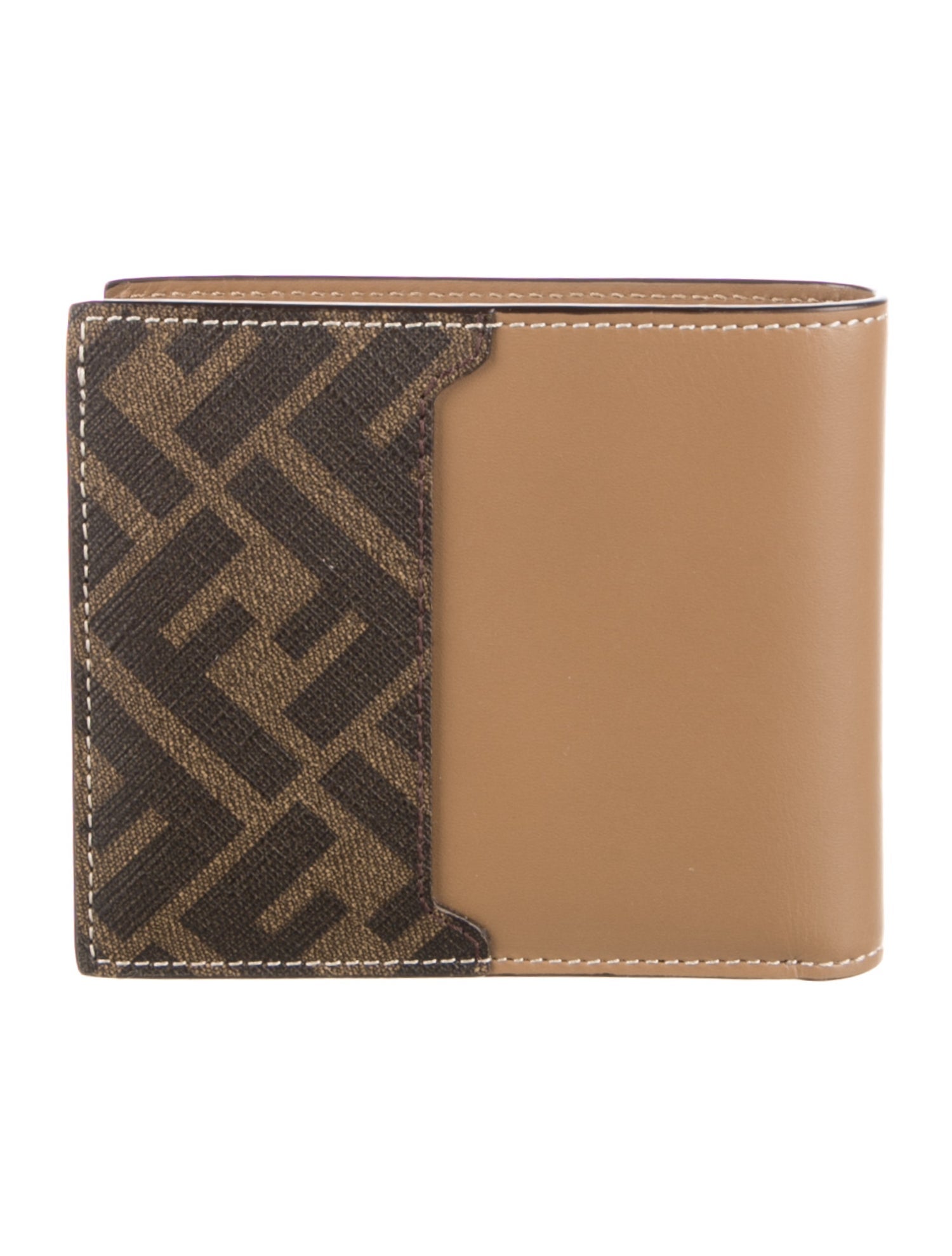 Fendi 2023 Zucca FF Logo Bifold Wallet