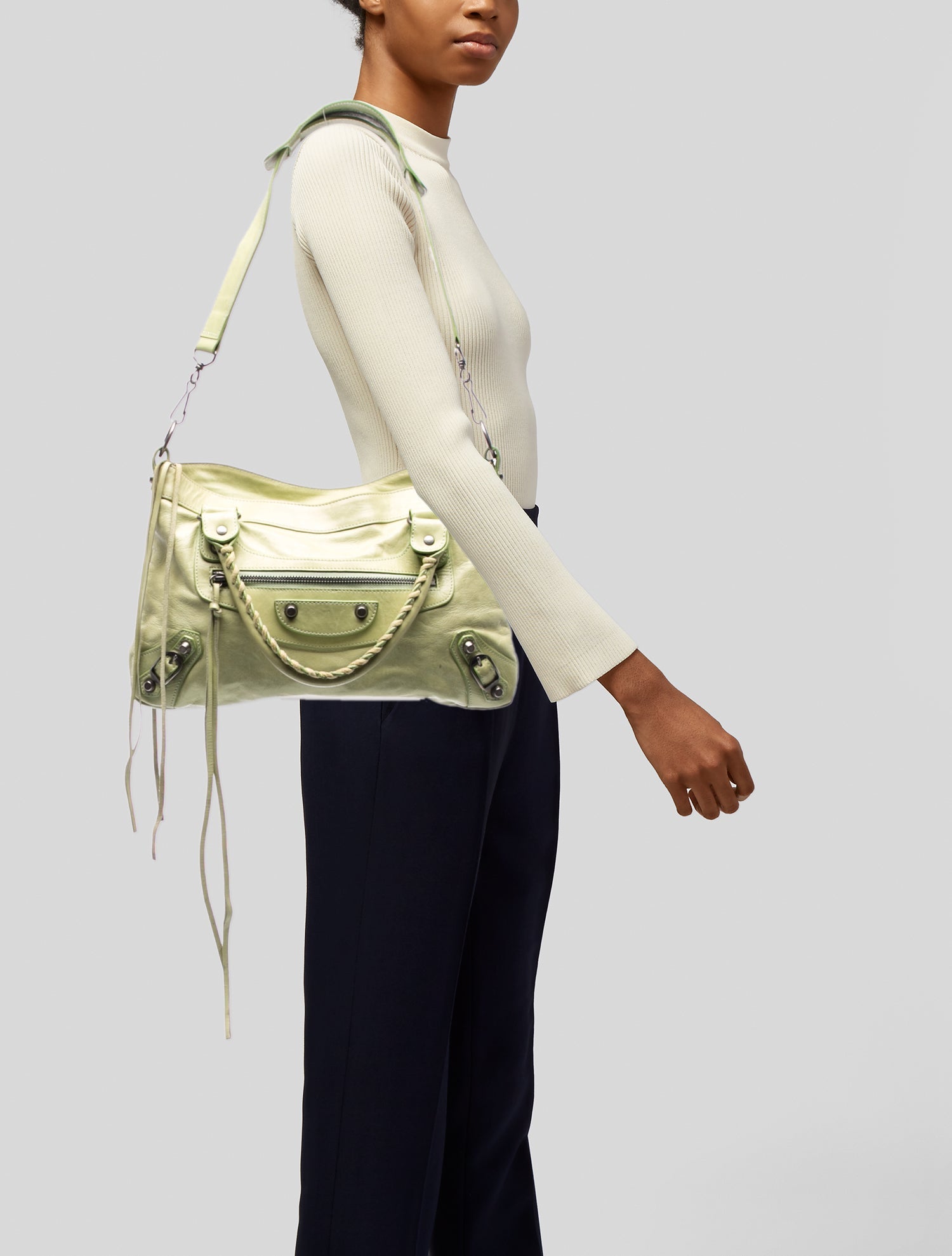 Balenciaga Motocross Giant 21 Brief Bag - Blue Totes, Handbags