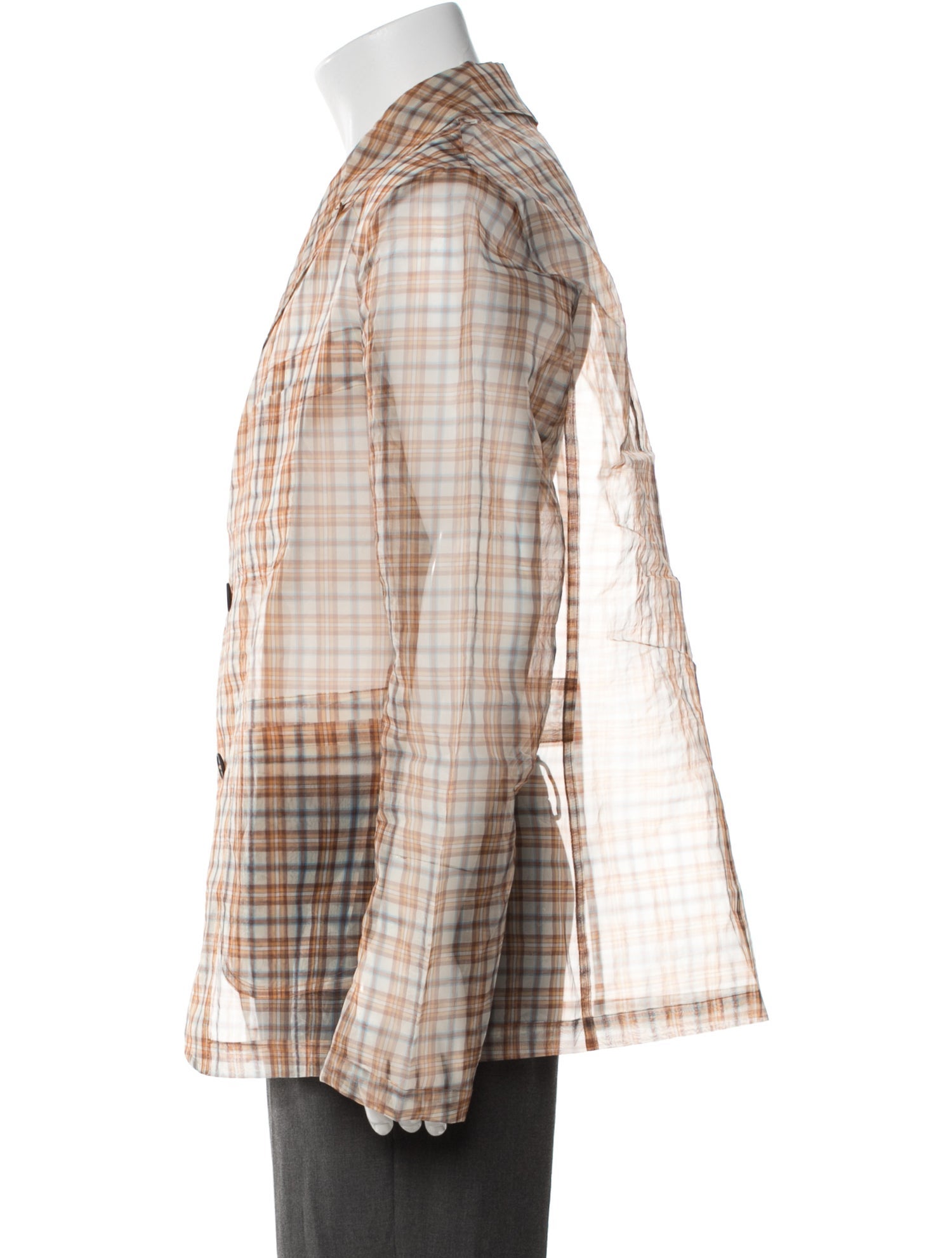 Fendi Plaid Print Jacket