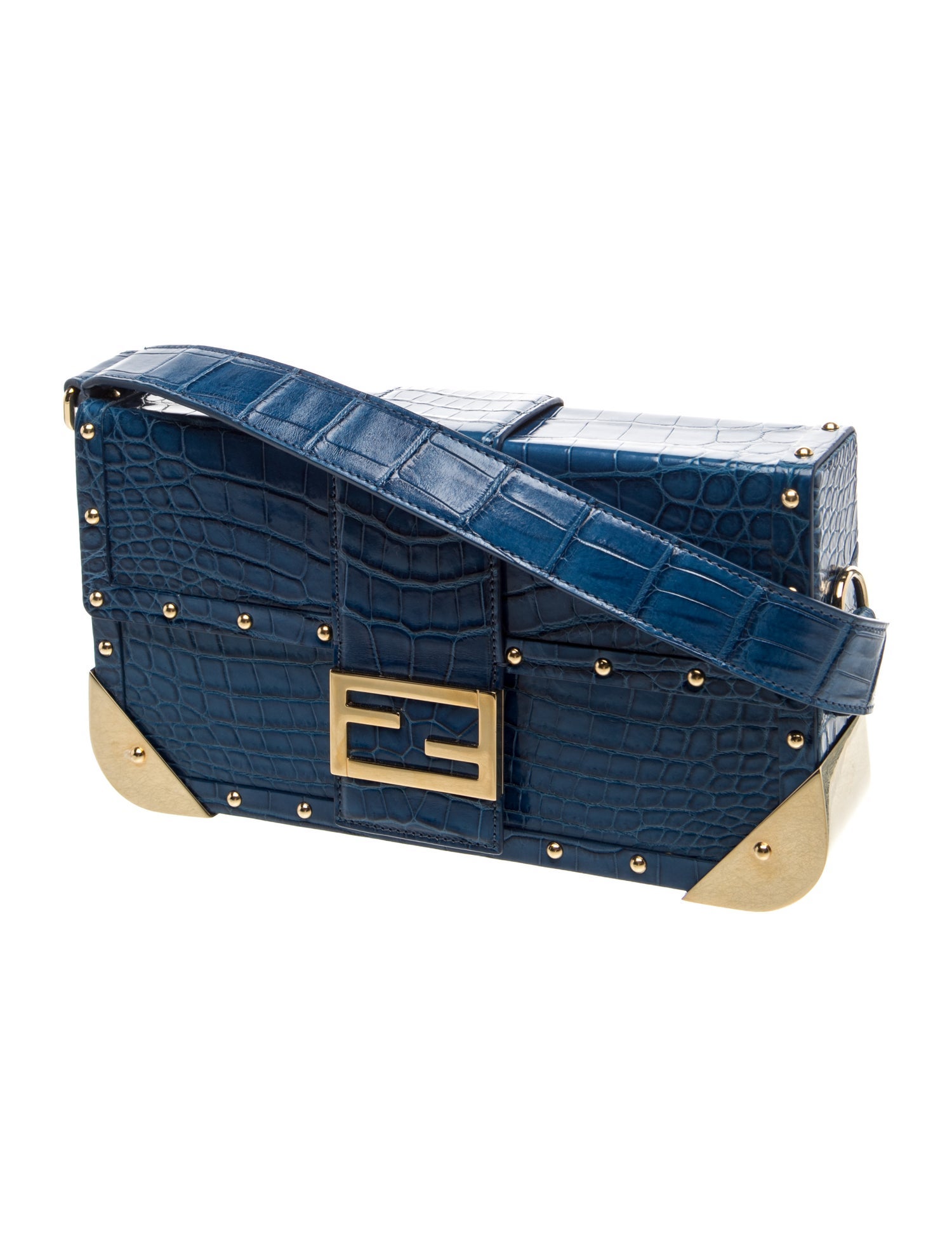 Fendi Crocodile Baguette Trunk