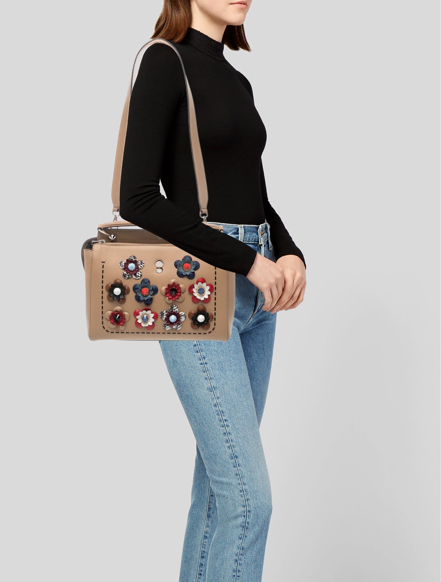 Fendi Zucca FF Baguette - Brown Shoulder Bags, Handbags