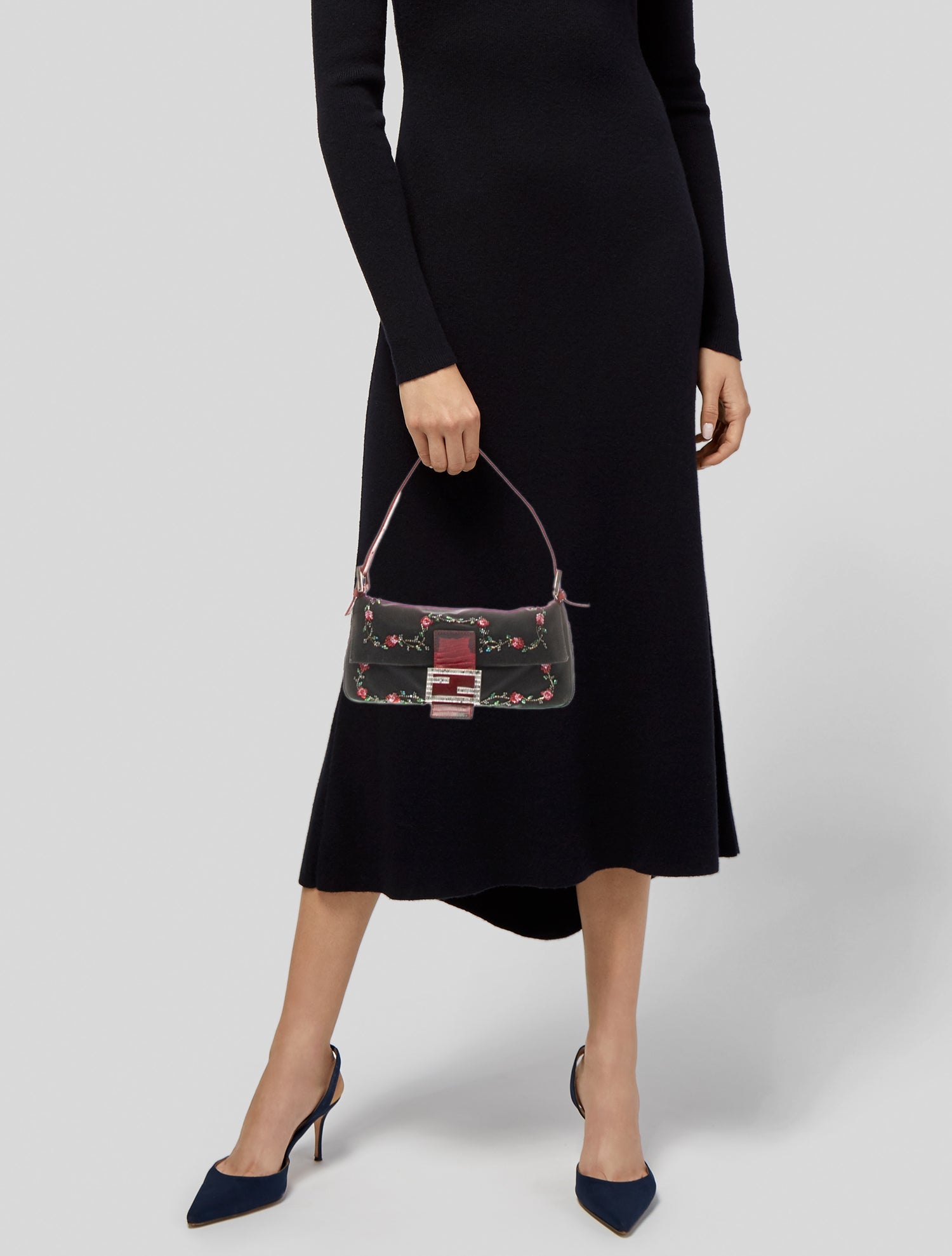 Fendi Satin Baguette