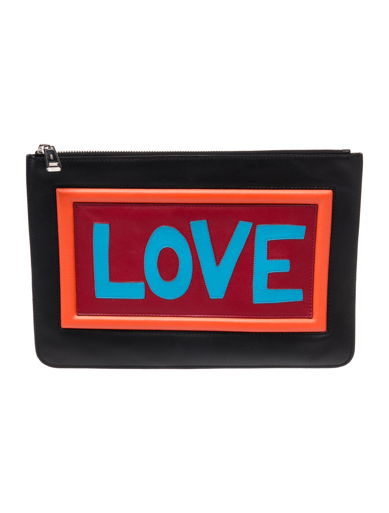 Fendi Leather Clutch