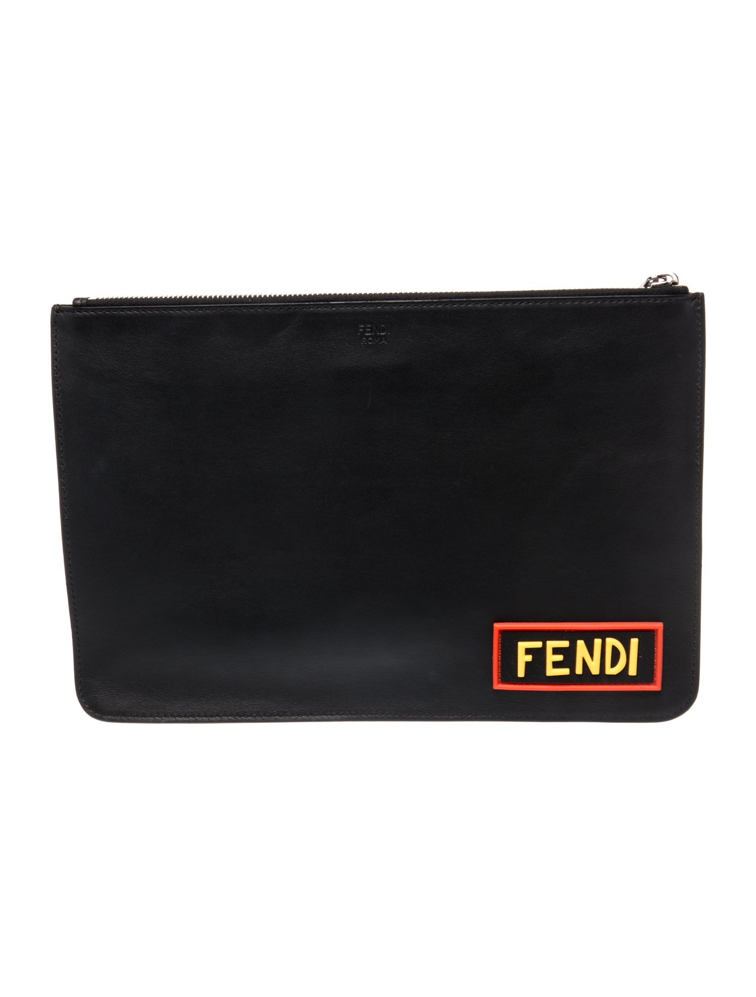 Fendi Leather Clutch