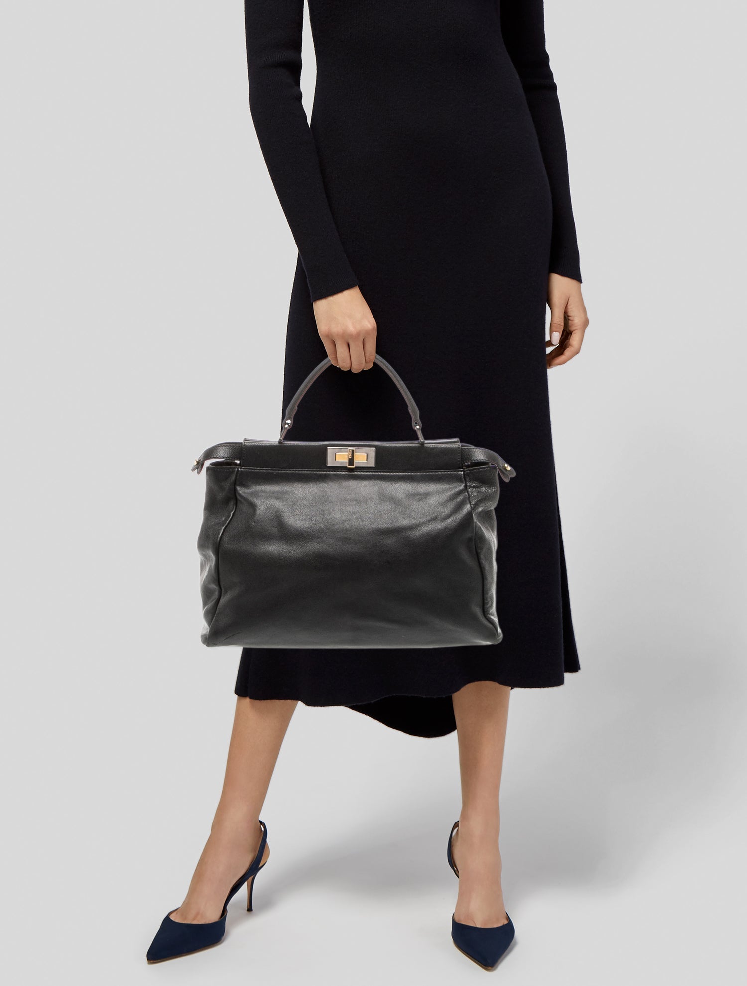 Fendi Leather Peekaboo