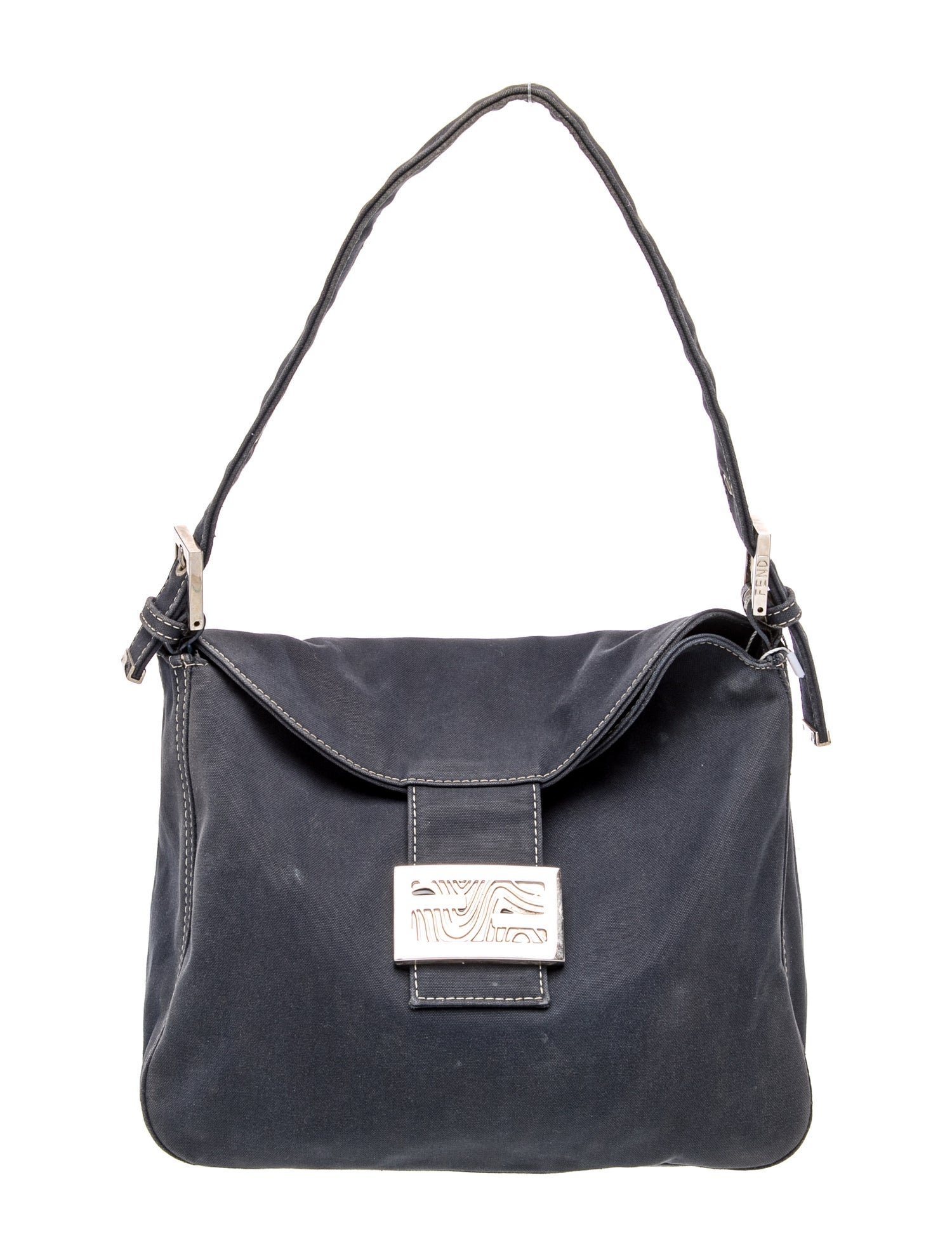 Fendi Canvas Mamma Baguette Medium Vintage