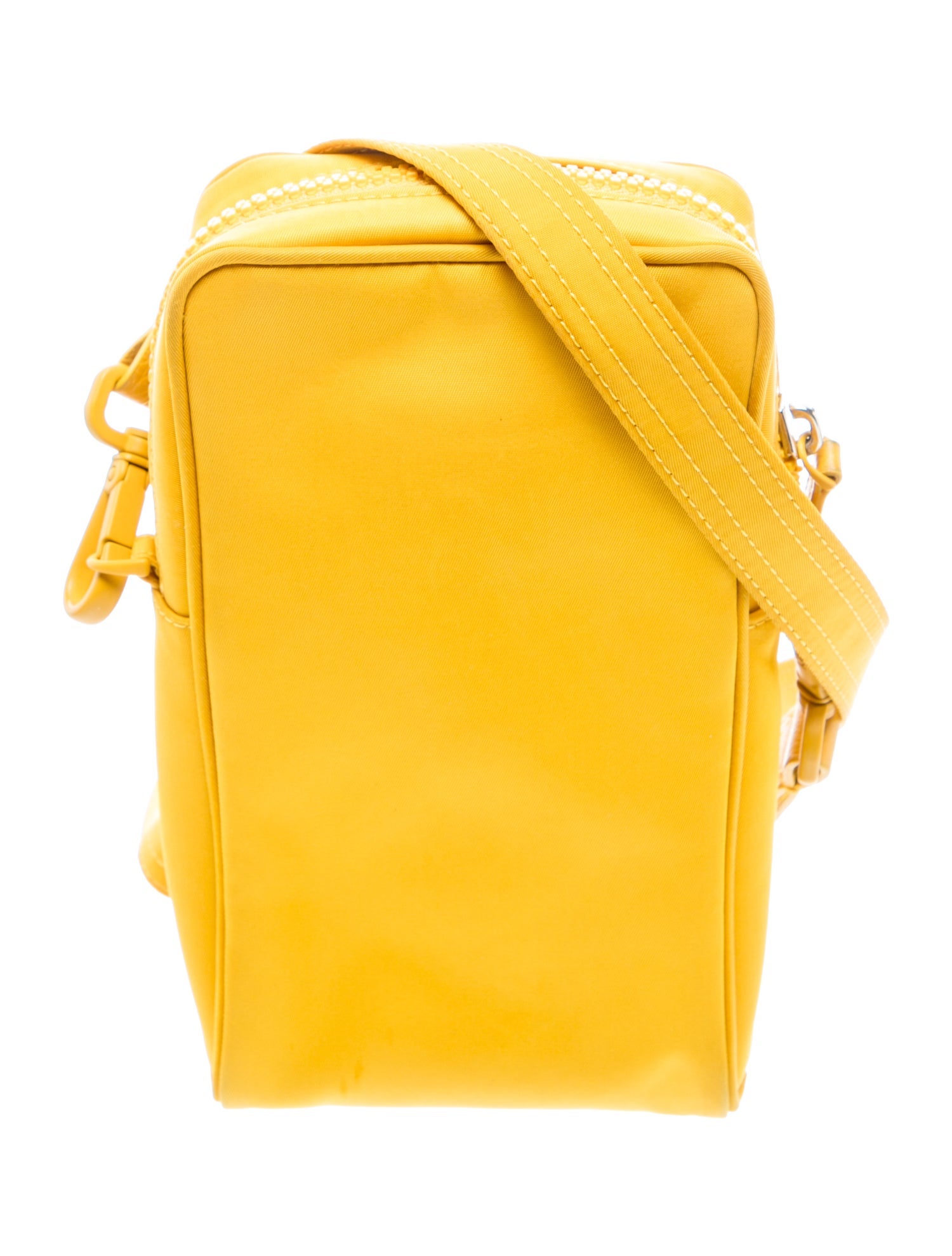 Fendi Leather Crossbody Bag - Yellow Crossbody Bags, Handbags