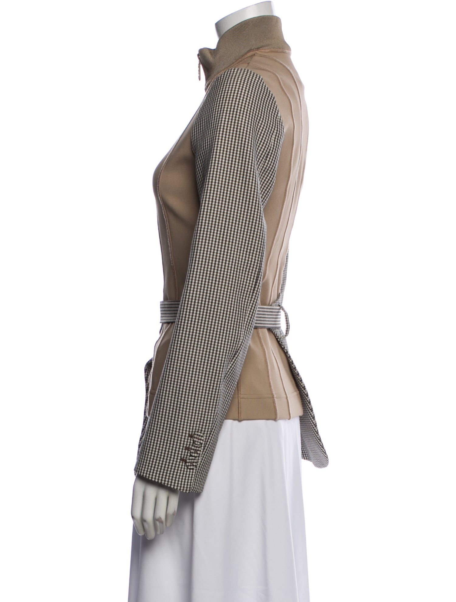 Fendi 2022 Plaid Print Jacket