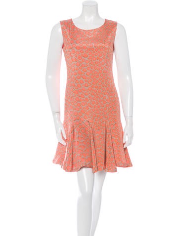 Fendi Silk Printed Dress