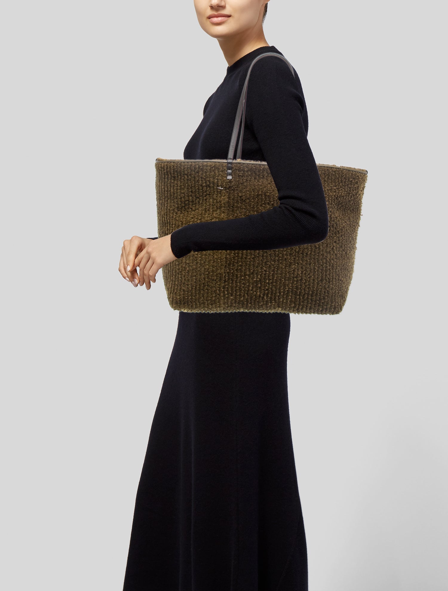 Fendi Large Crocodile Peekaboo Bag - Black Totes, Handbags
