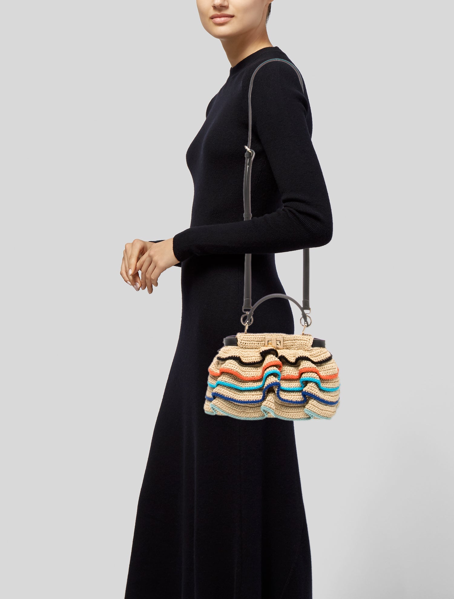 Christian Lacroix Leather Top Handle Bag - Green Handle Bags