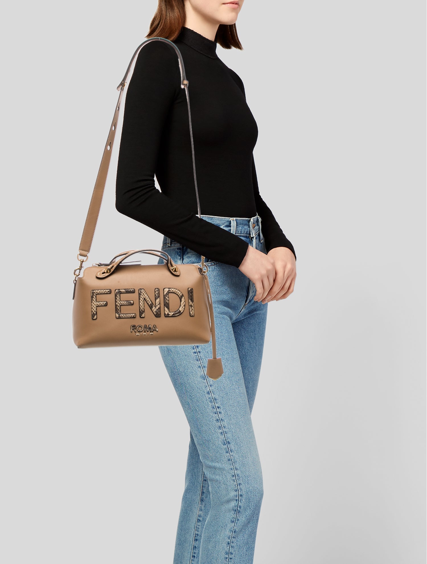 Fendi Leather By The Way Medium - Neutrals Handle Bags, Handbags