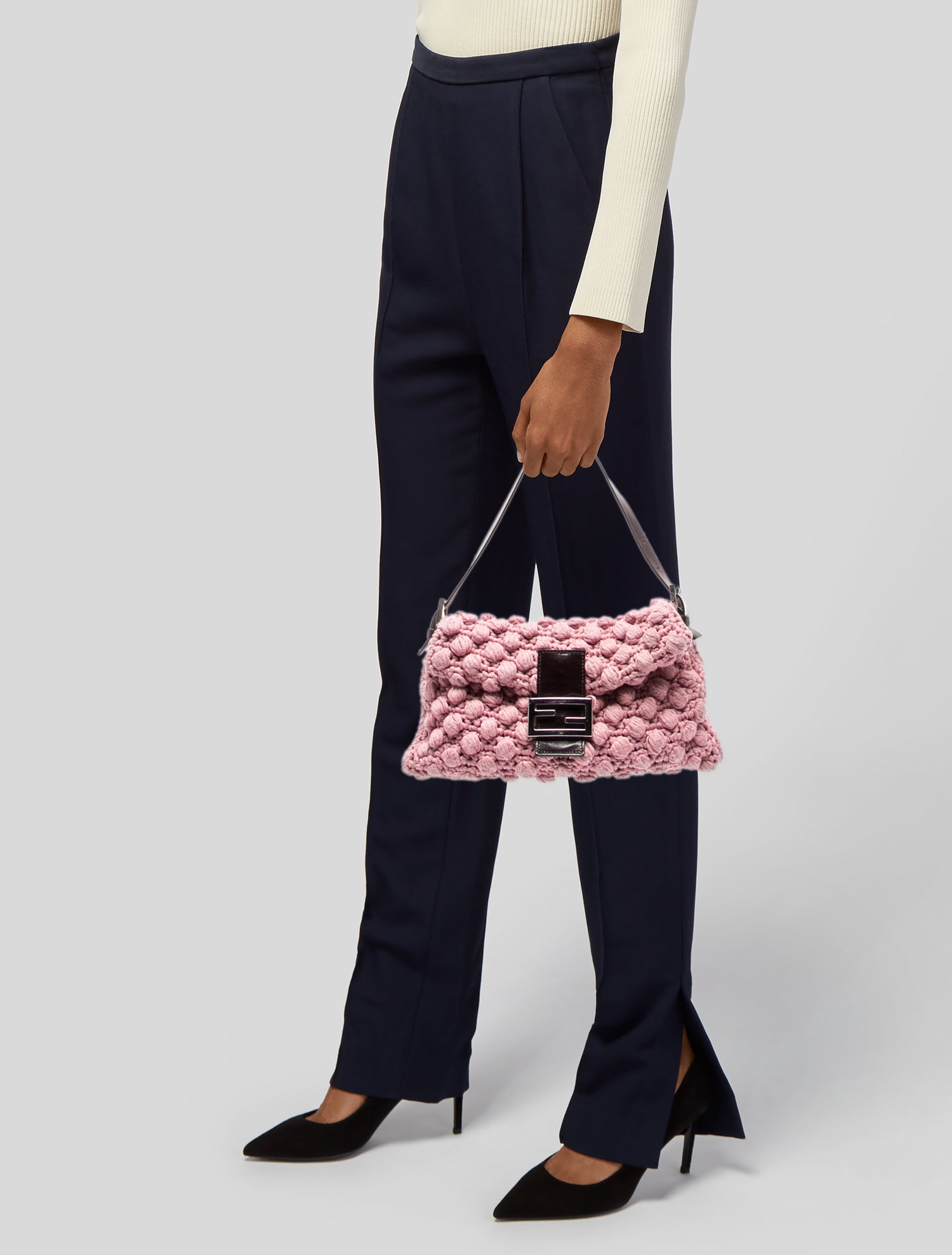 Chanel Large Gabrielle Accordion Tote - Black Shoulder Bags
