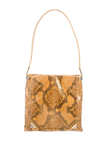 Fendi Metallic Python Tote