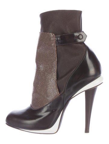 Fendi Stringray Jodhpur Booties