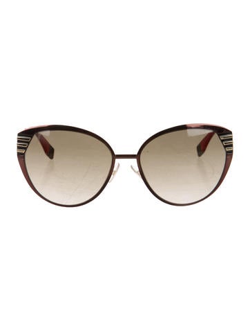 Fendi Cat-Eye Pequin Sunglasses
