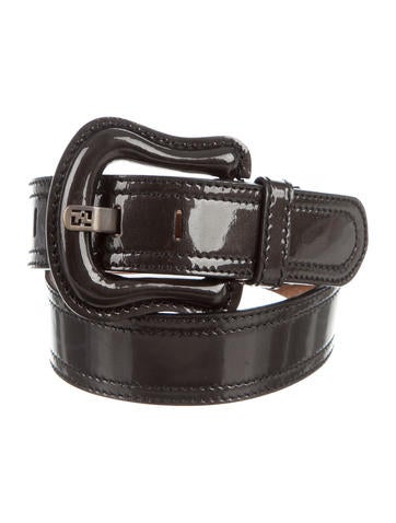 Fendi Patent Leather Waist Belt