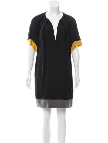 Fendi Silk-Blend Shift Dress