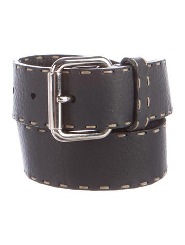 Fendi Leather Buckle Belt