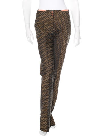 Fendi Zucca Jacquard Pants