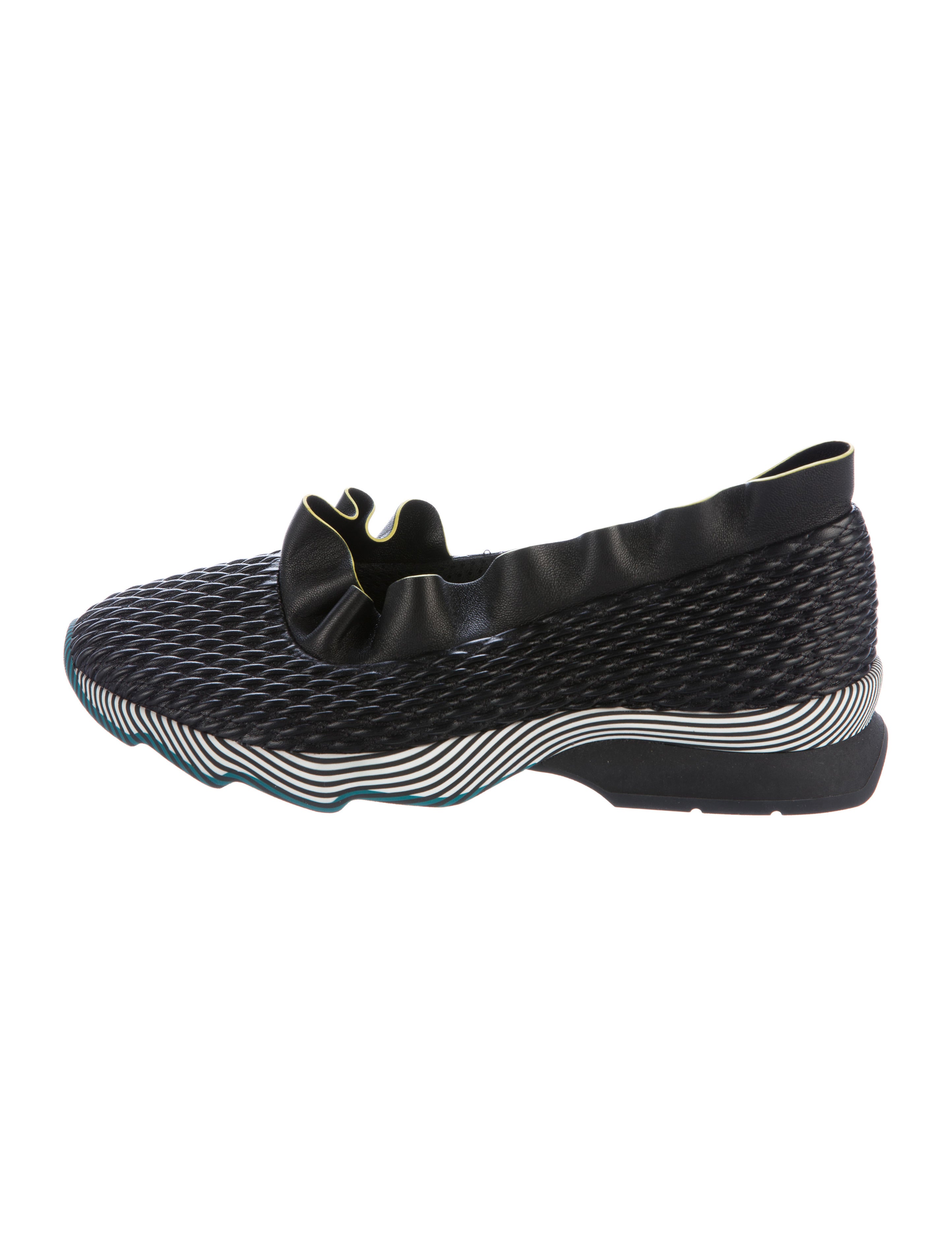 ruffle sneakers