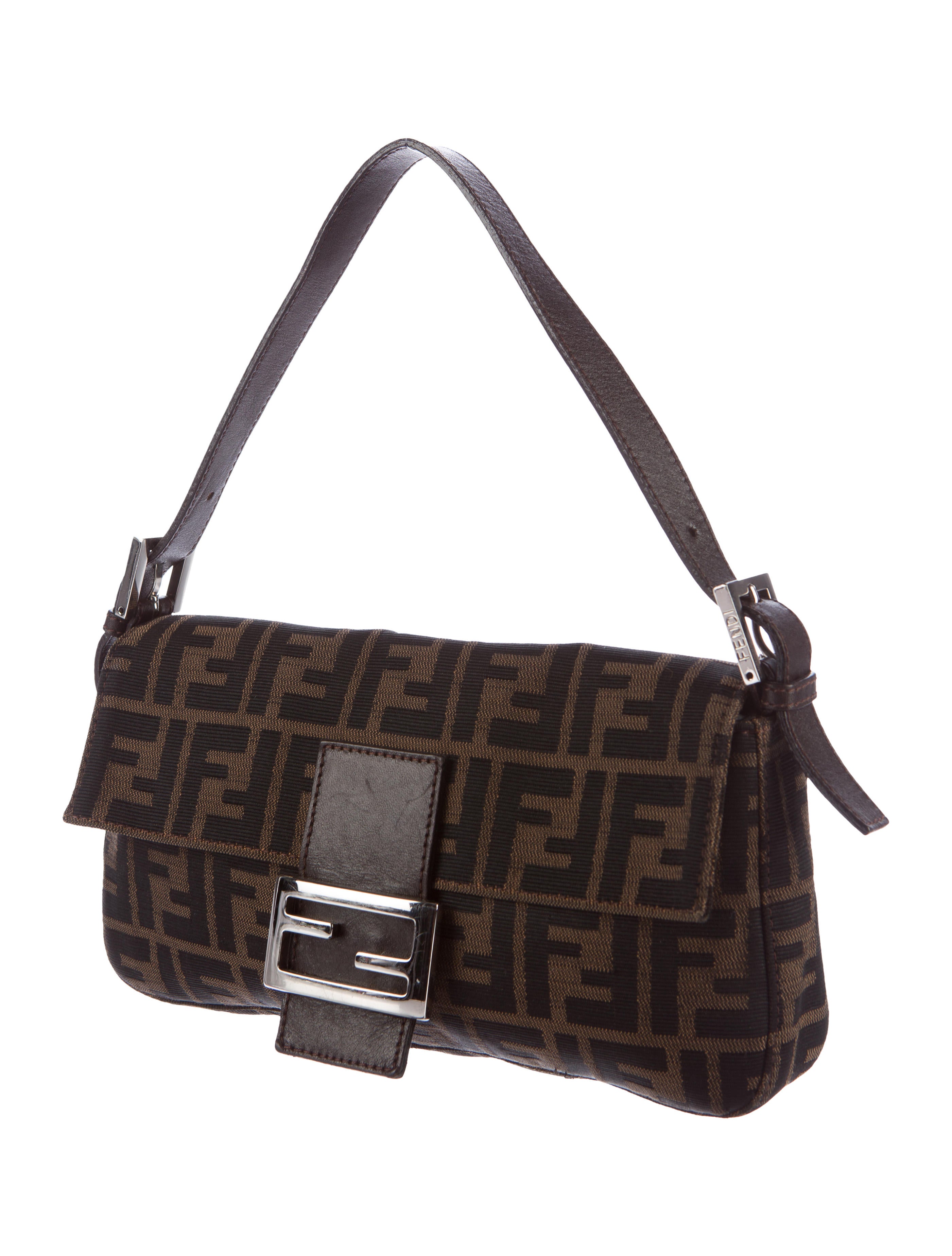 Fendi Zucca Baguette Bag - Handbags - FEN57310 | The RealReal