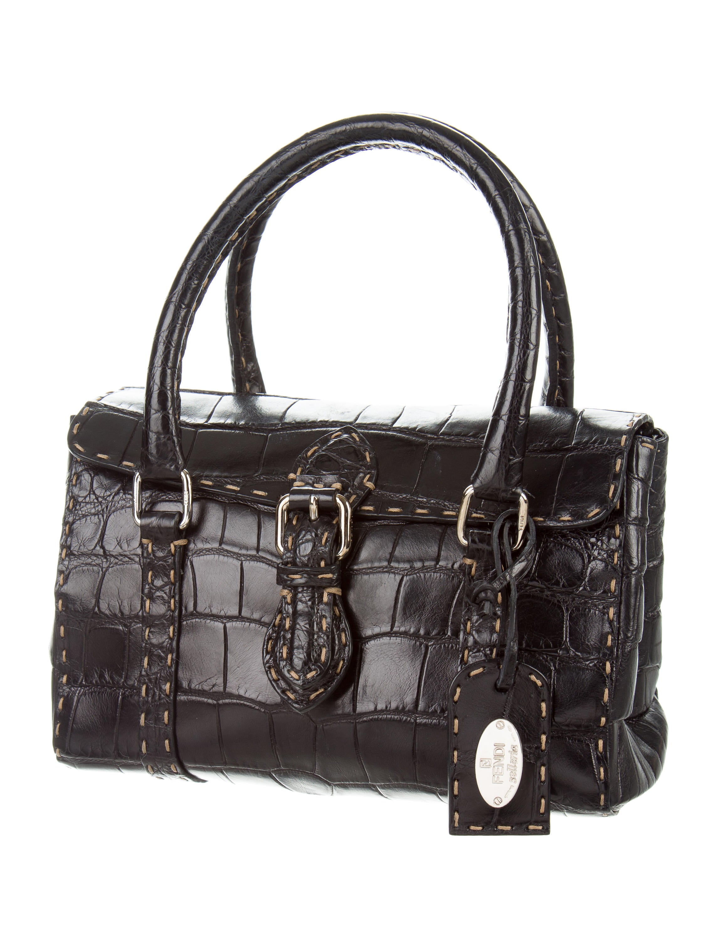 Fendi Alligator Mini Linda Bag Handbags FEN57374 The RealReal
