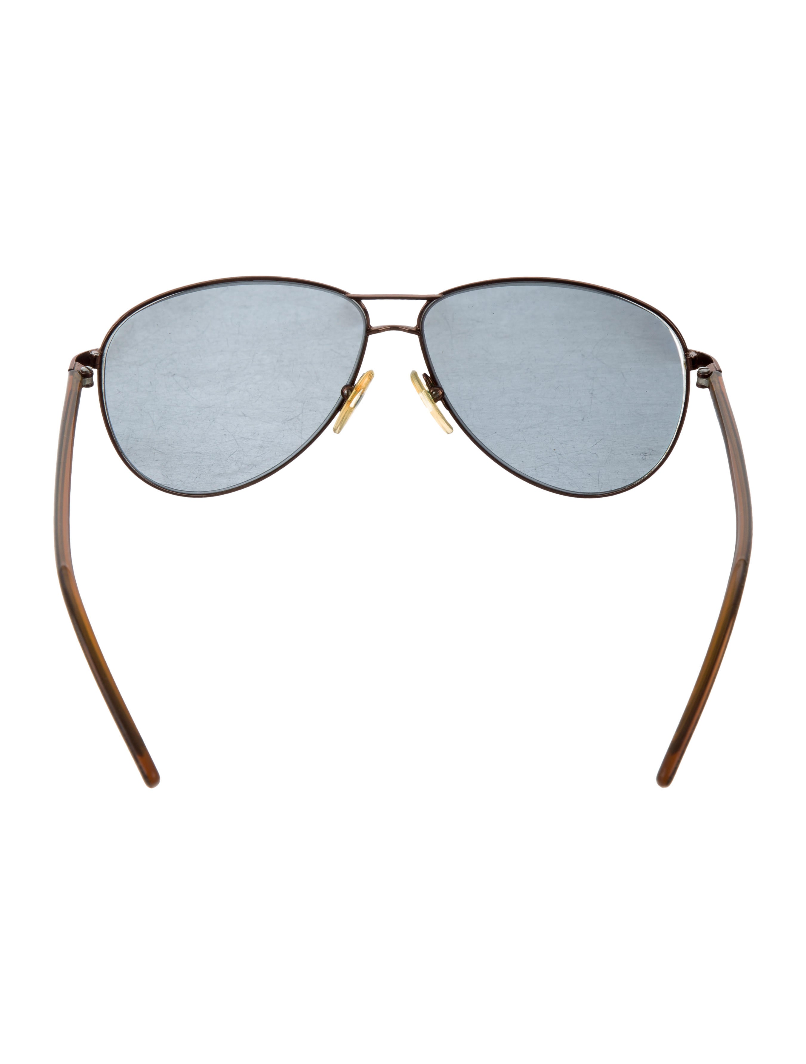 Fendi Tinted Aviator Sunglasses Accessories FEN60855 The RealReal