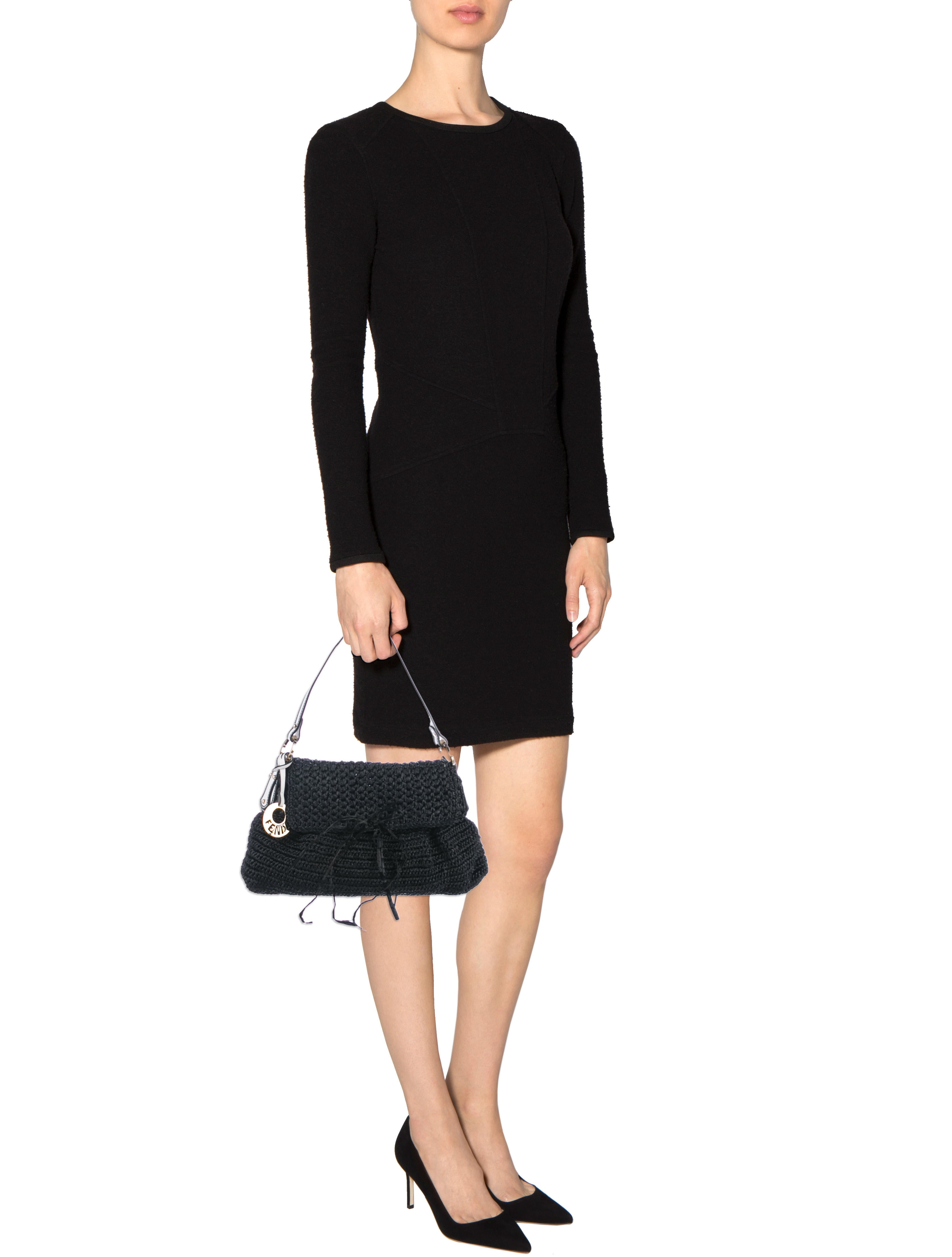 Fendi Raffia Shoulder Bag