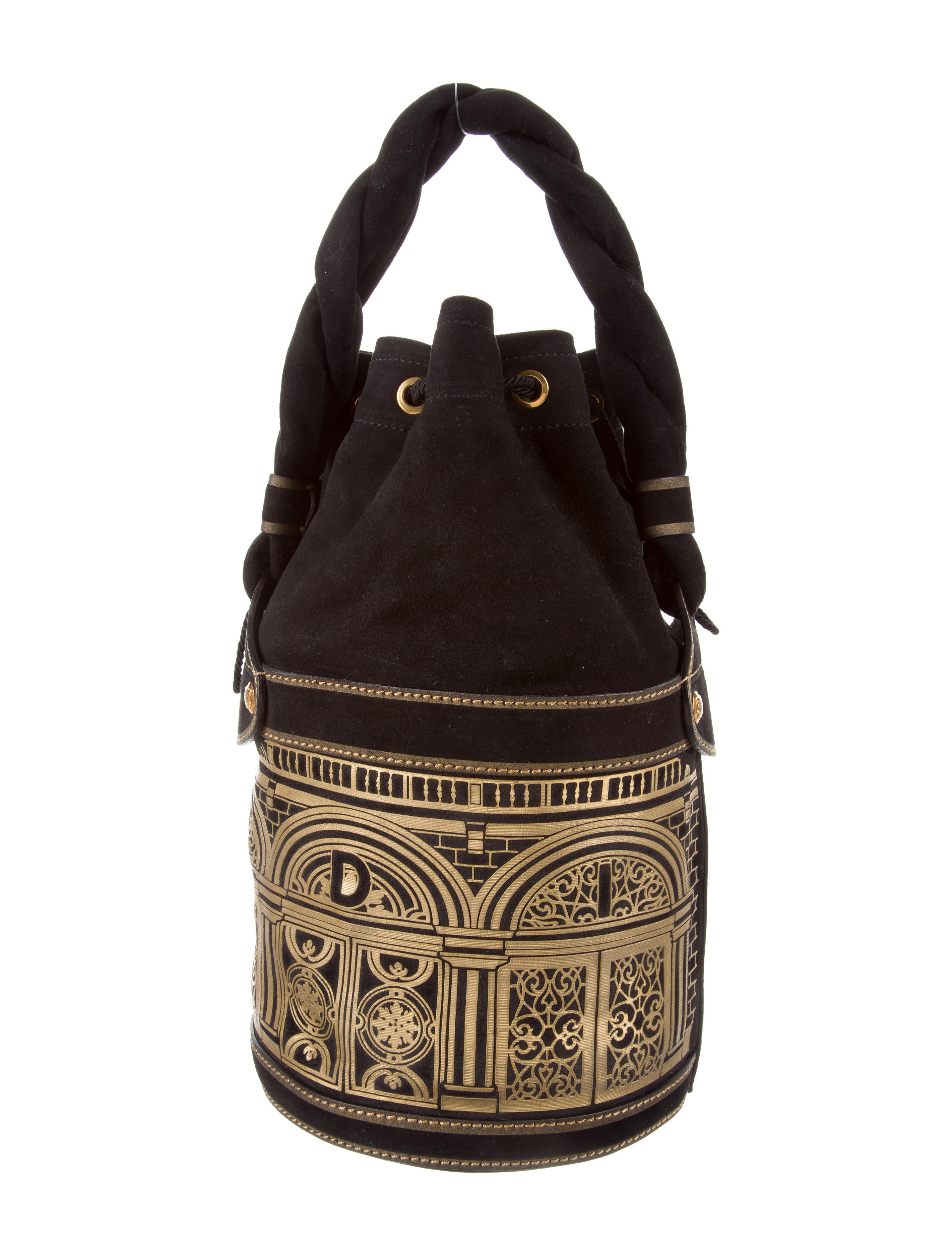 Fendi Palazzo Bucket Bag - Black Bucket Bags, Handbags - FEN62503