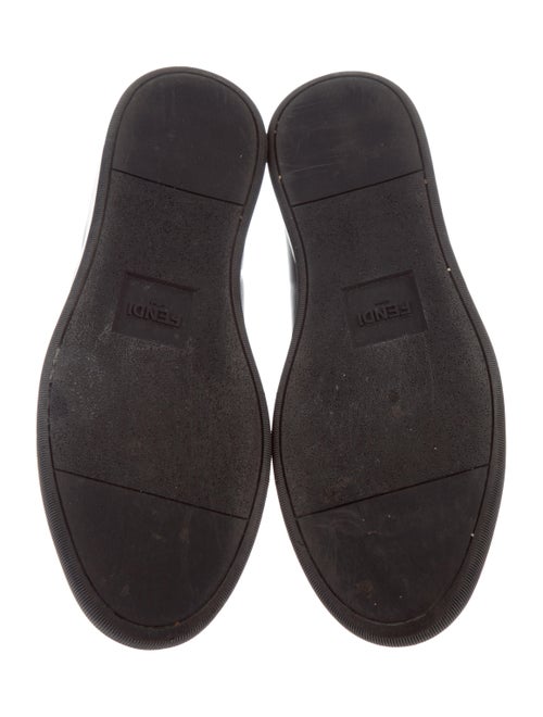 Fendi Fur-Trimmed Monster Slip-On Sneakers