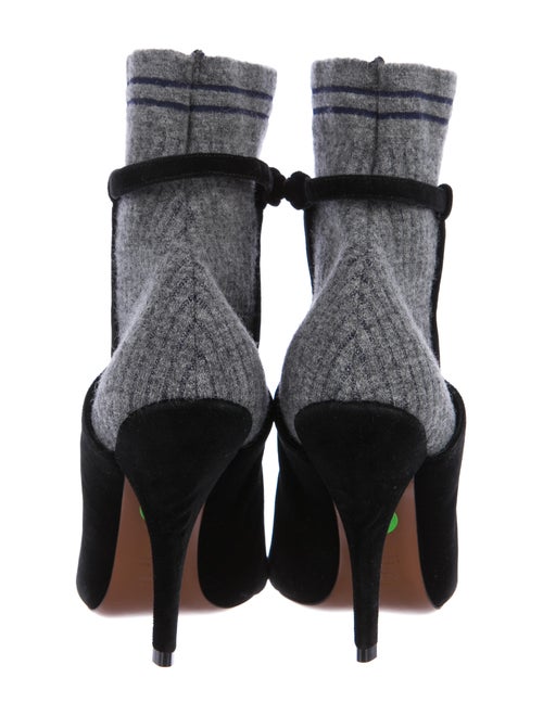 Fendi 2017 Suede Sock Booties