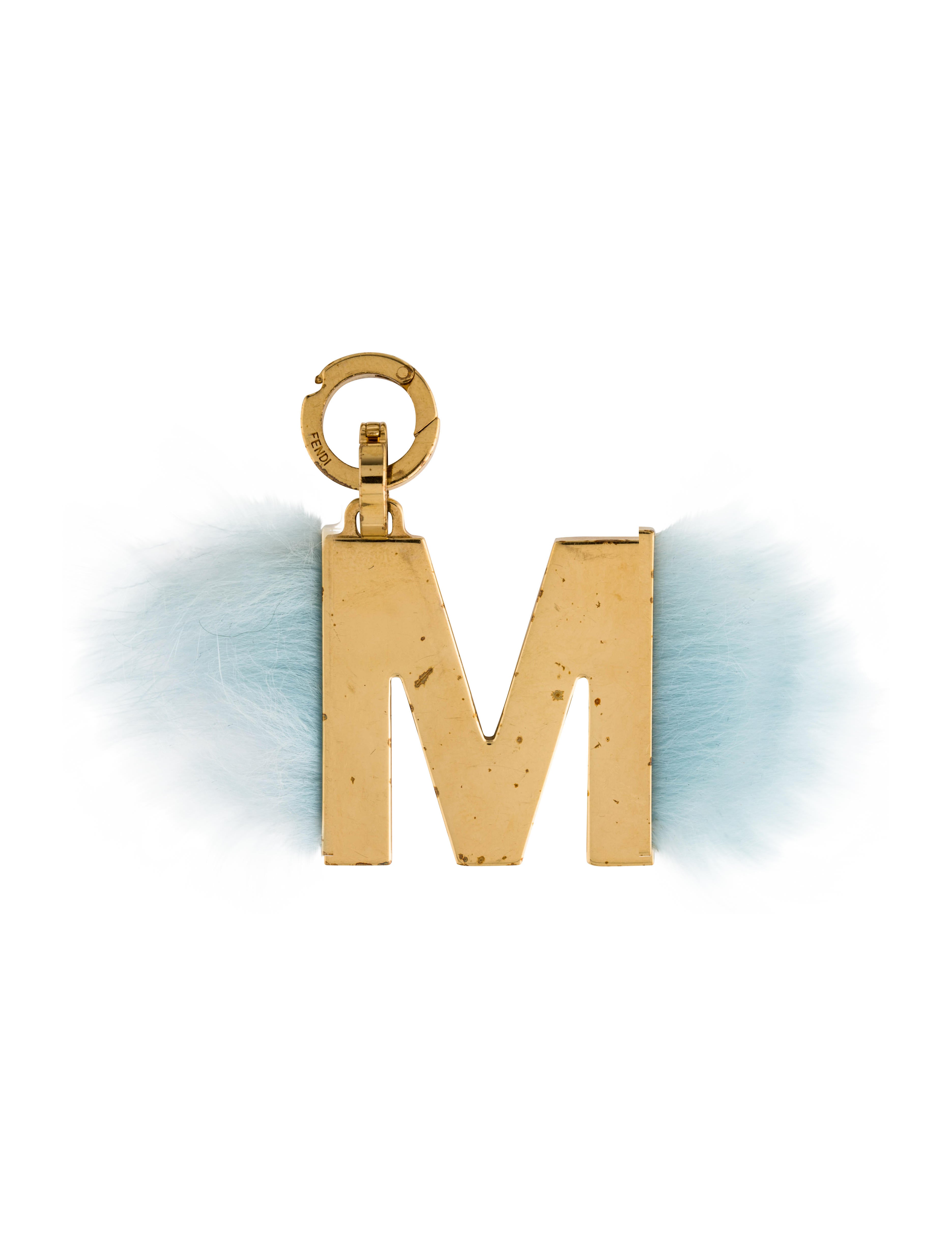 fendi initial charm