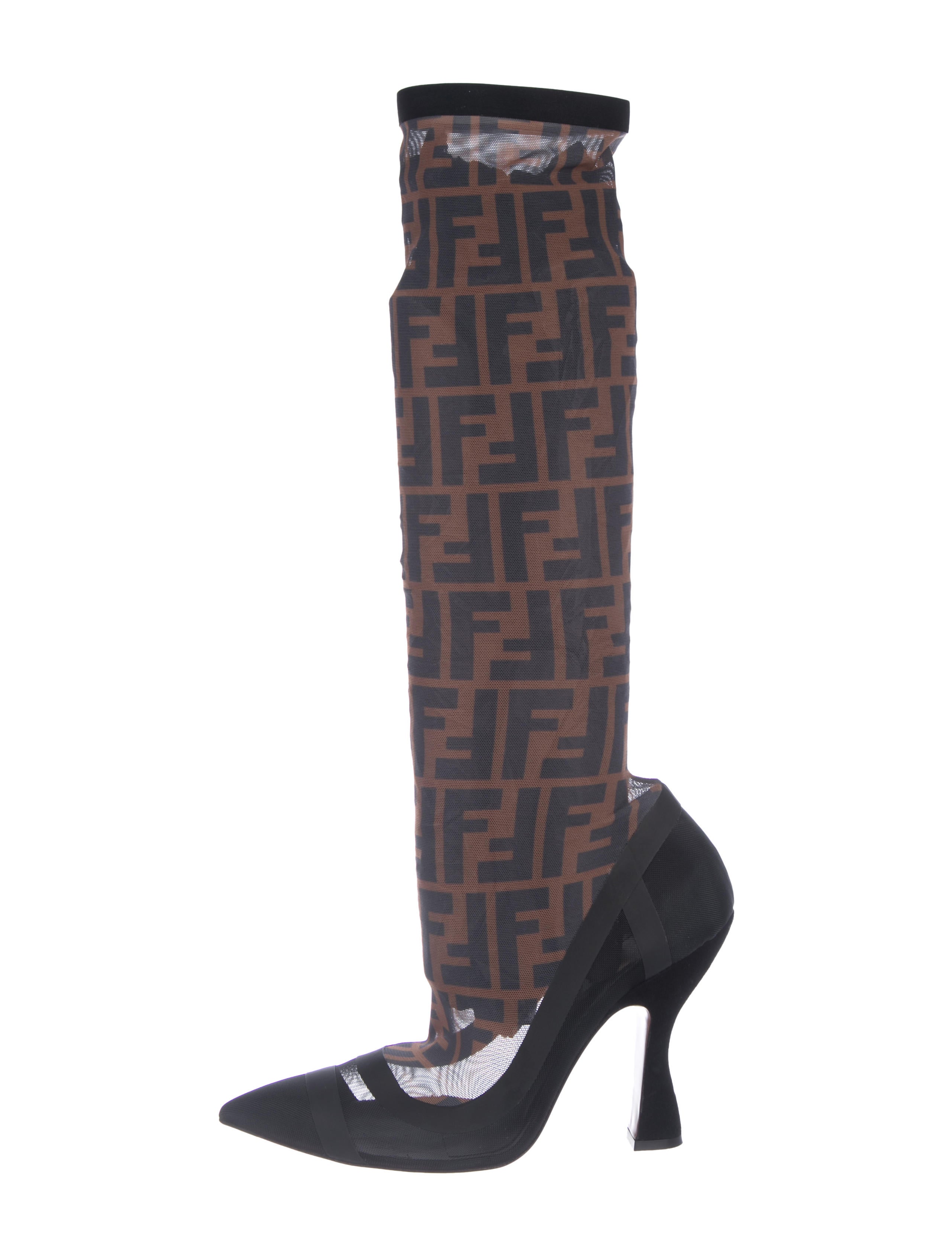 fendi mesh boots