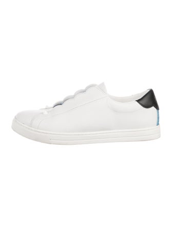 Fendi Scalloped Slip-On Sneakers