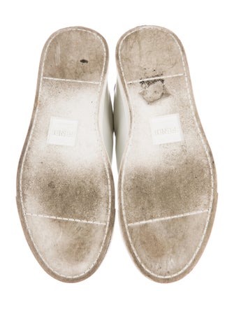 Fendi Scalloped Slip-On Sneakers