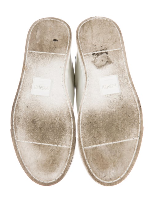 Fendi Scalloped Slip-On Sneakers