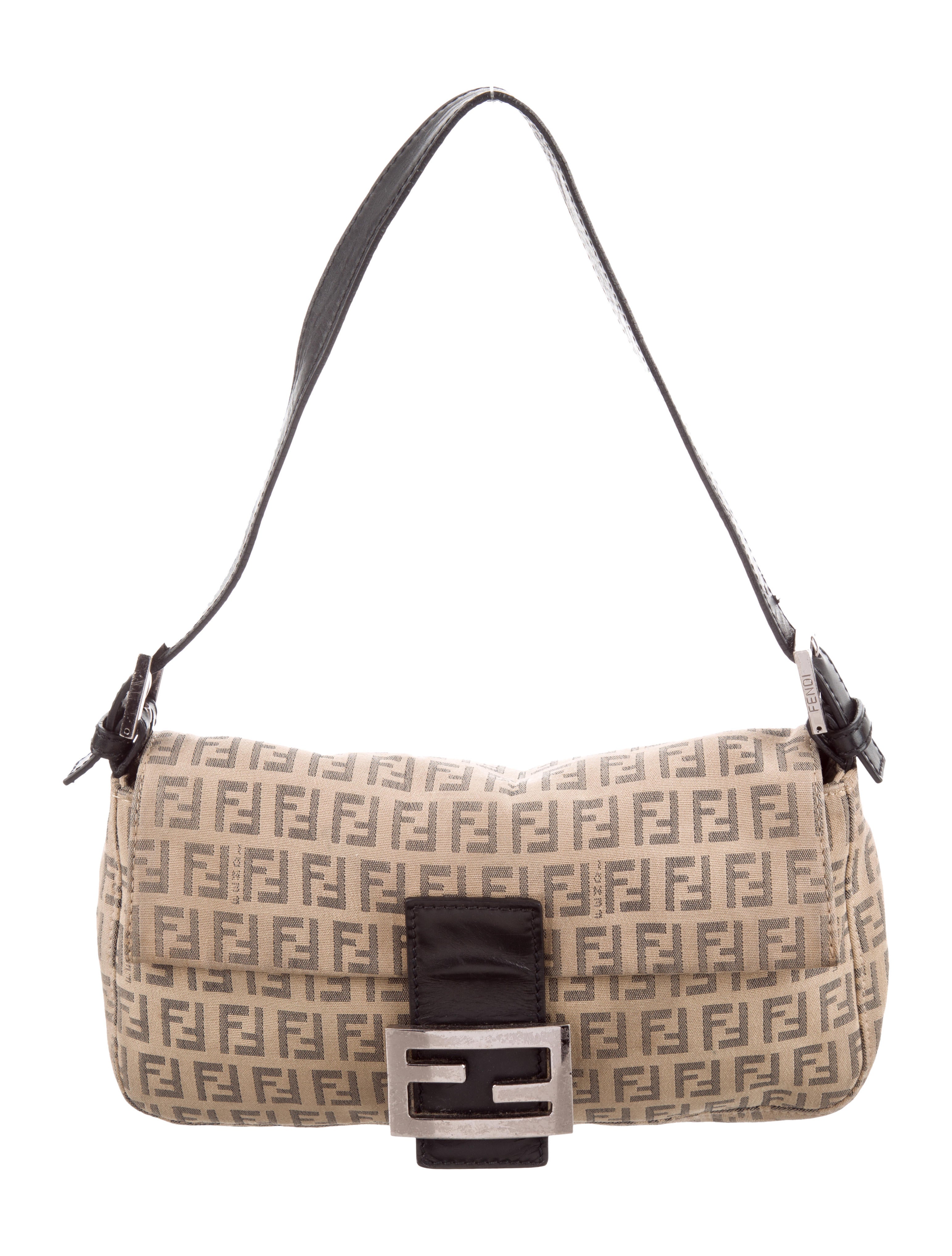 Fendi Canvas Zucca Baguette