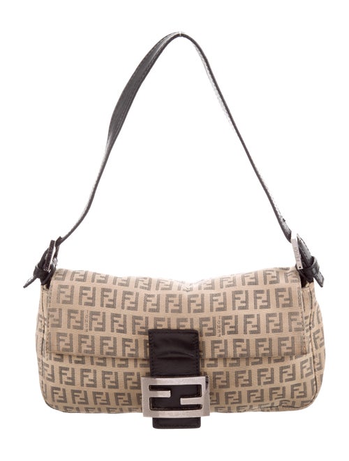 Fendi Canvas Zucca Baguette