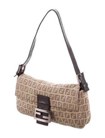 Fendi Canvas Zucca Baguette