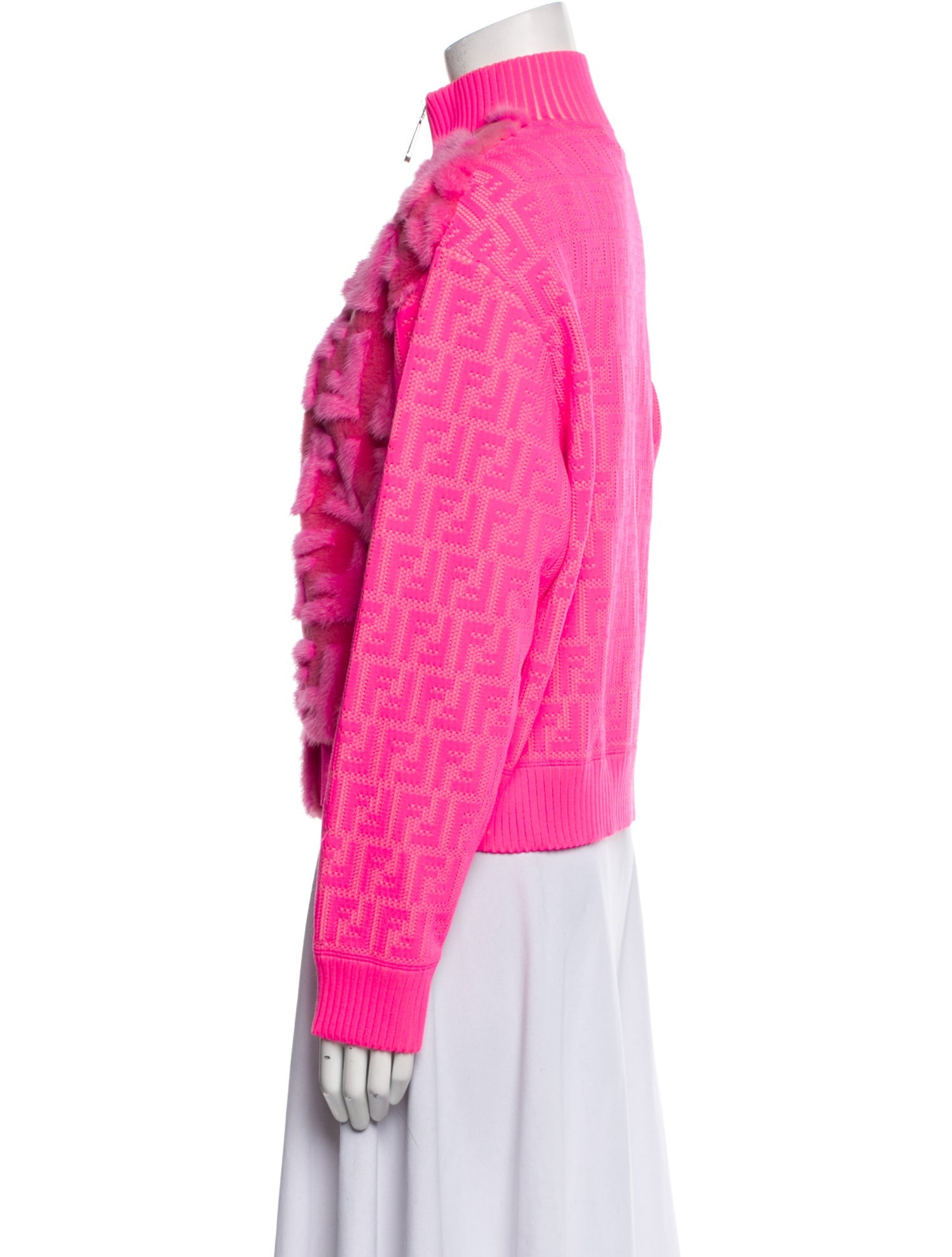 Fendi x Nicki Minaj 2019 Fur Fur Jacket - Pink Jackets, Clothing