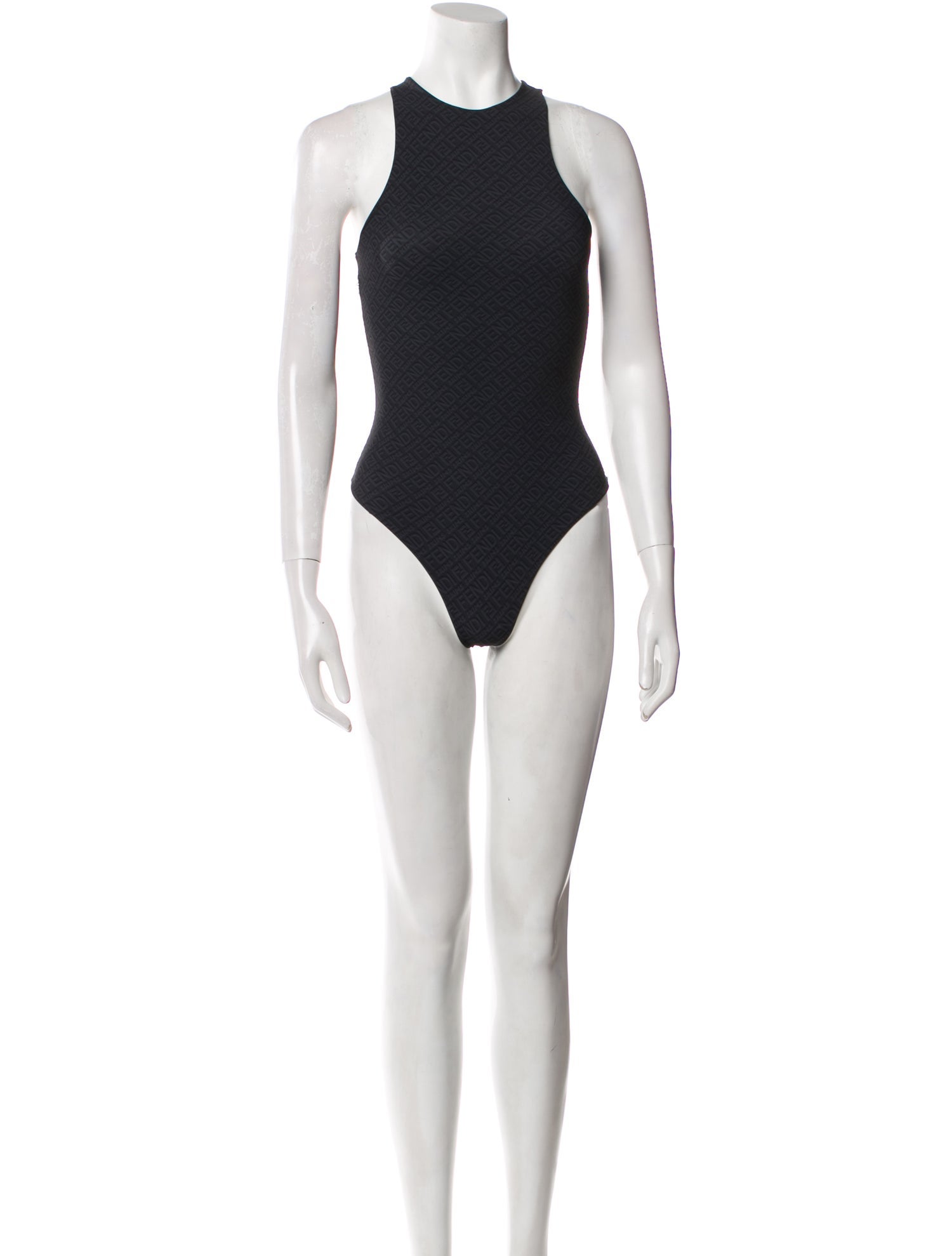 Fendi x Skims Crew Neck Sleeveless Bodysuit