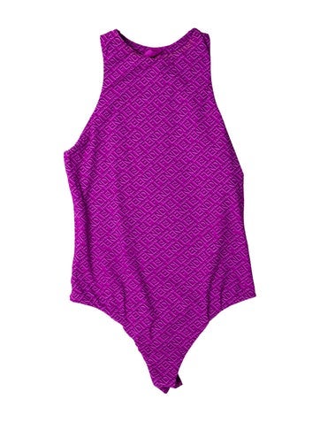 Fendi x Skims Tops One-Shoulder Sleeveless Bodysuit M