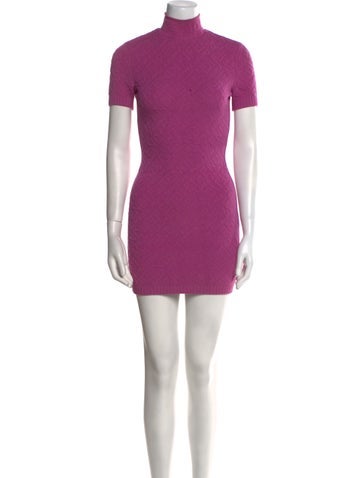 Fendi x Skims Dresses Mock Neck Mini Dress XS