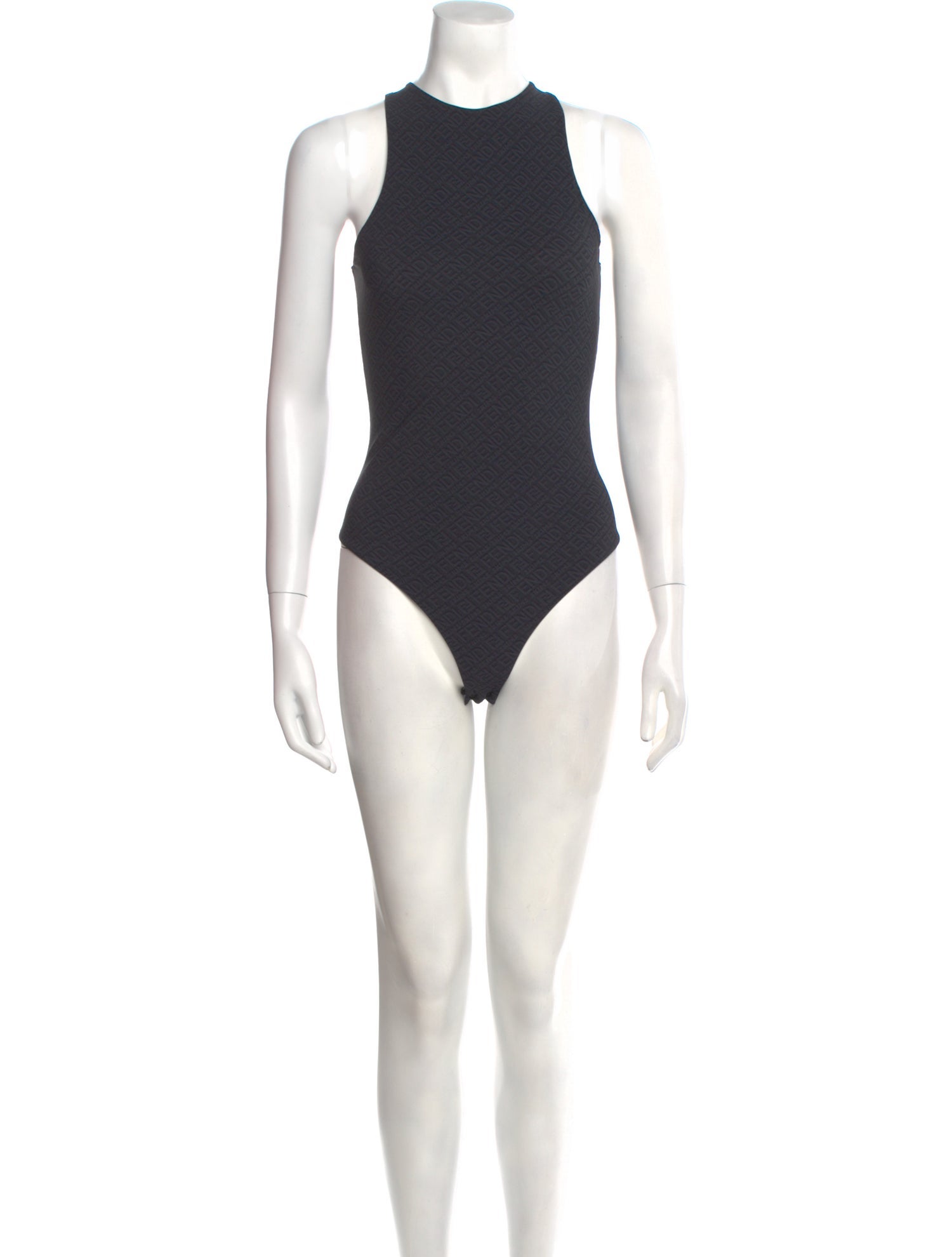 Fendi x Skims Crew Neck Sleeveless Bodysuit