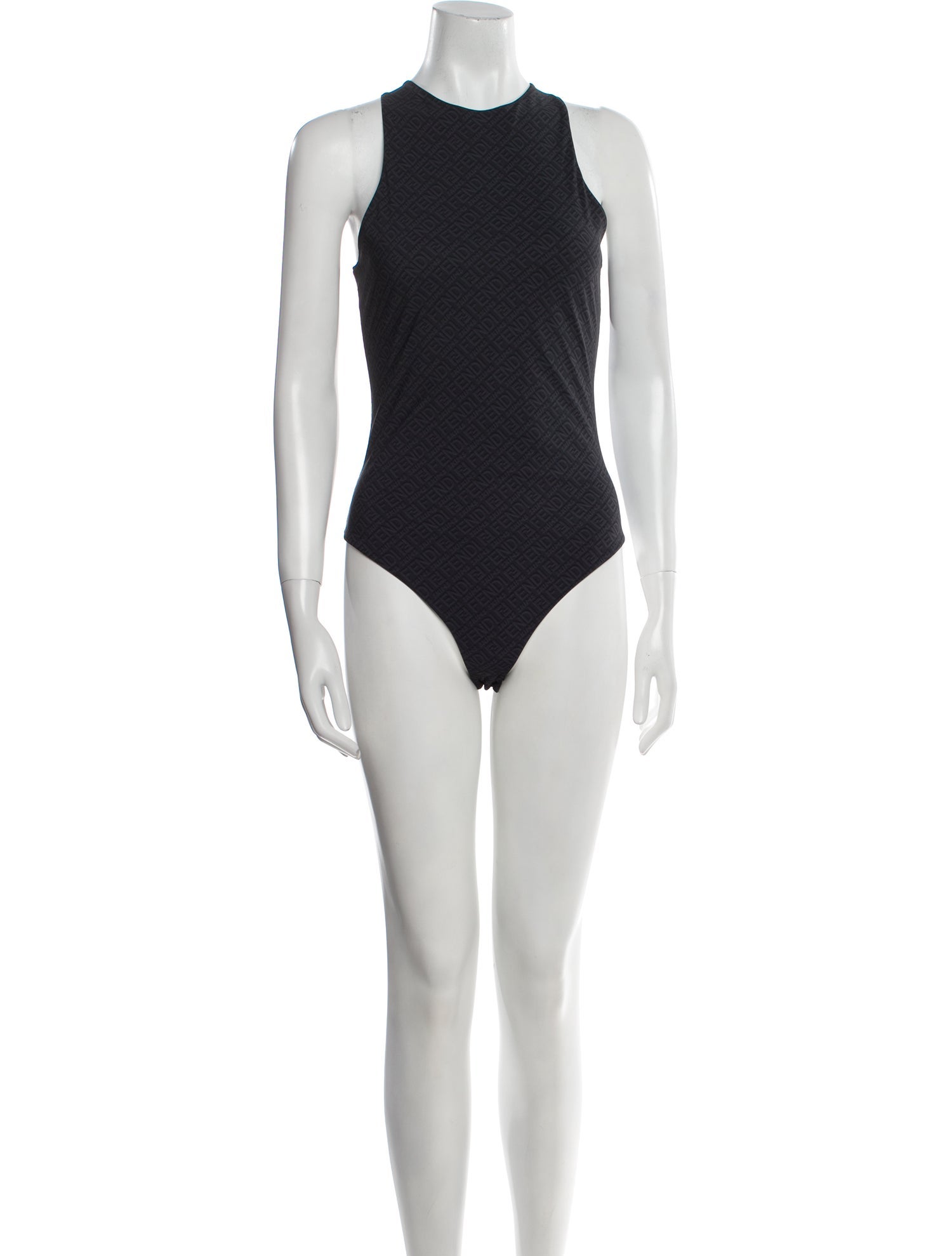 Fendi x Skims Crew Neck Sleeveless Bodysuit