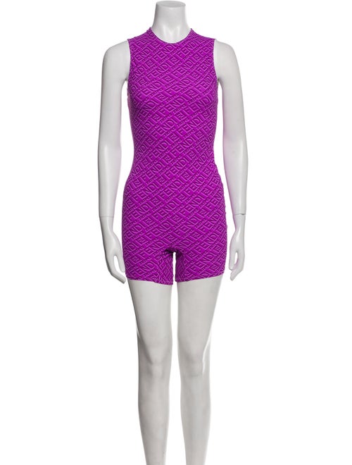 Fendi x Skims Nylon Printed Romper